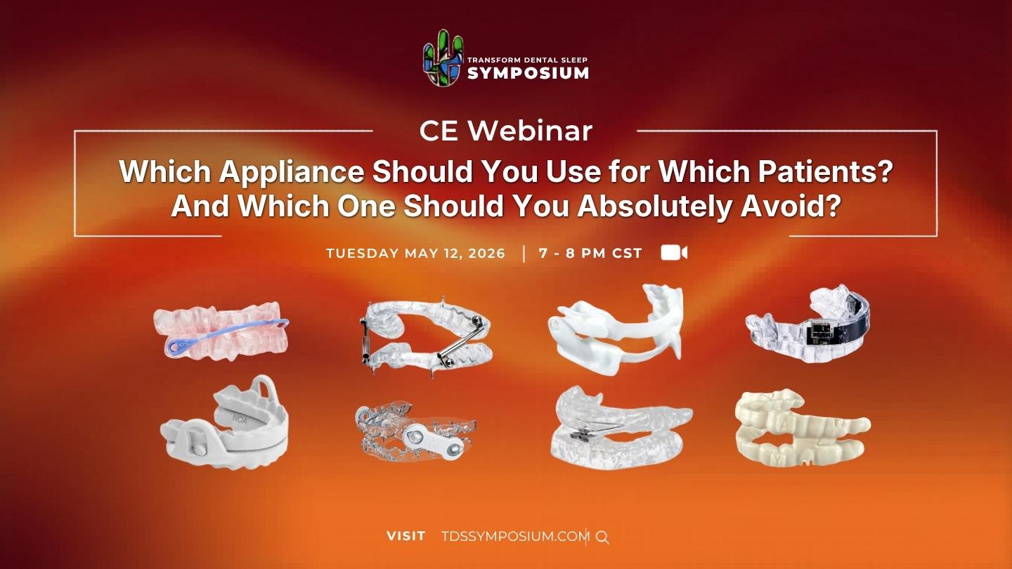 Which appliance should you use for which patient