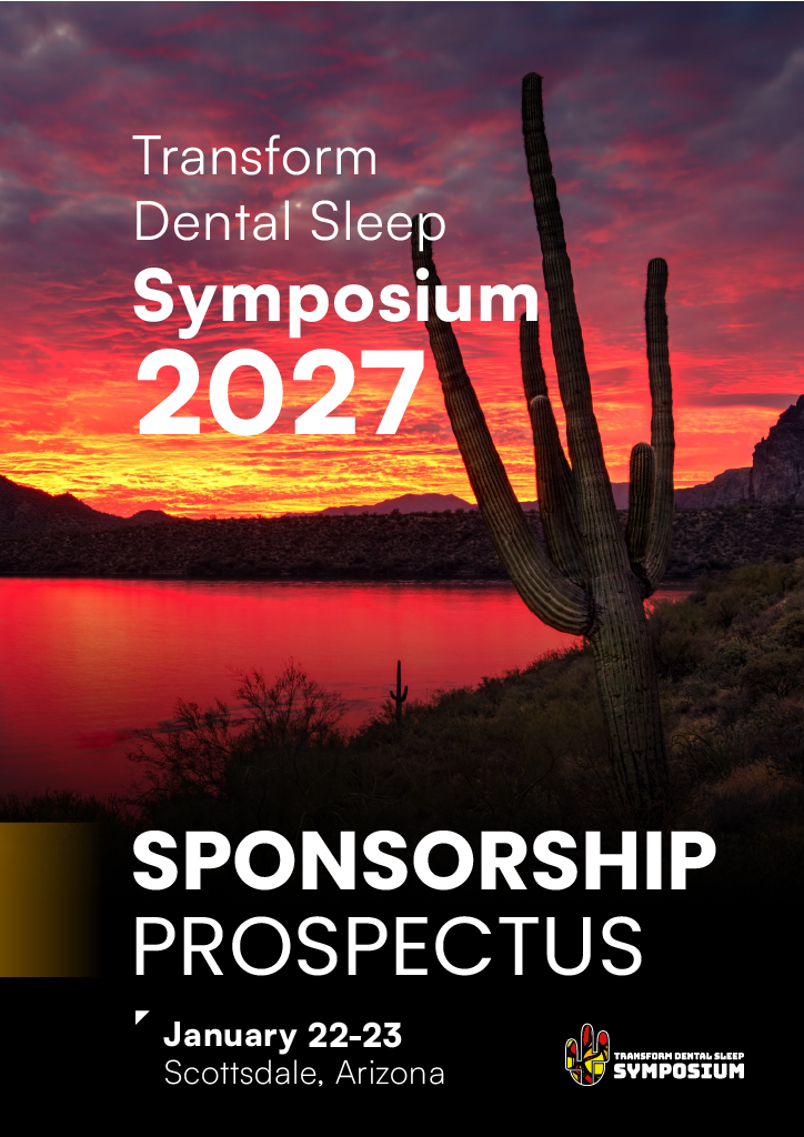 Transform Dental Sleep Symposium 2027 Sponsorship Prospectus cover